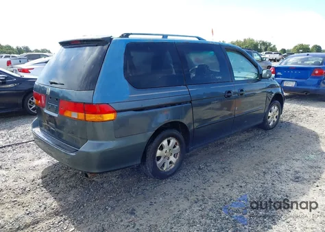 2004 Honda Odyssey Ex from USA, damaged, VIN 5FNRL18844B149825